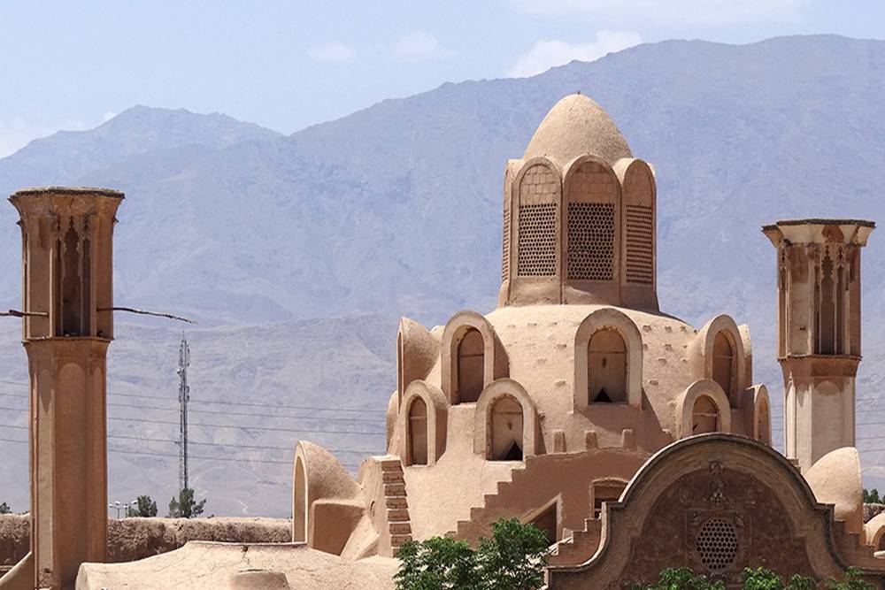Roof of Houses-Kashan-Desert-Architecture-Iran
